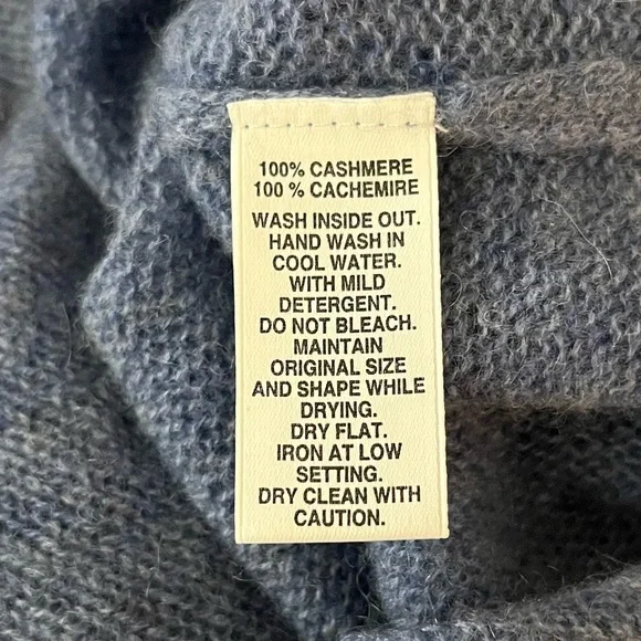 Sala Fifth Avenue 100% cashmere turtle neck hoodie sweater size XS - Picture 12 of 12